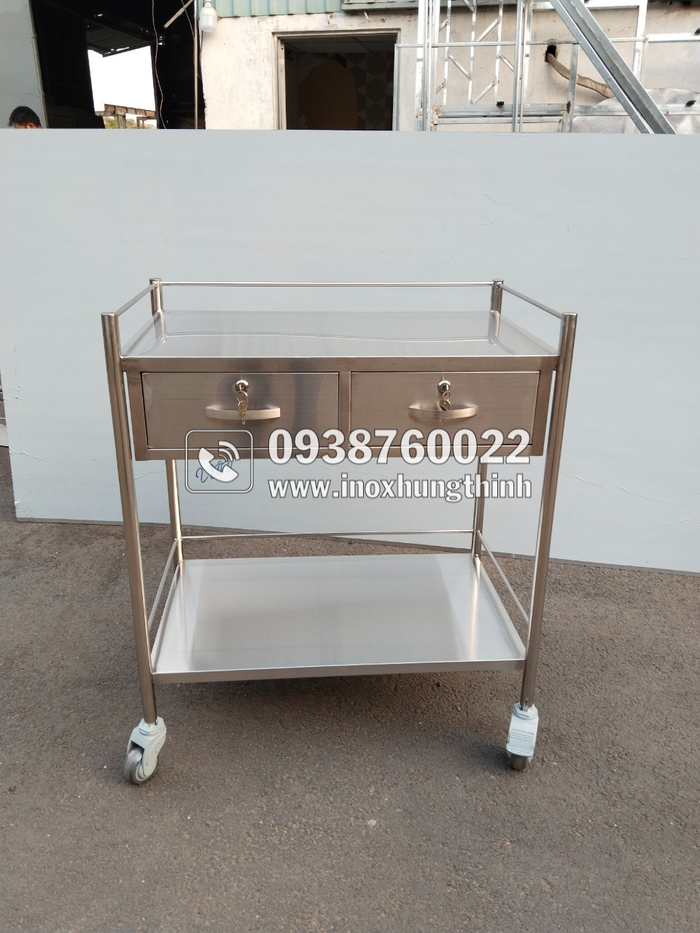 bàn inox 2 tầng giá rẻ quận 12