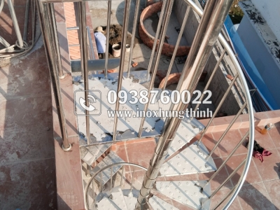 Note lại ngay địa chỉ gia công cầu thang xoắn ốc inox giá rẻ