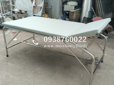 Tư vấn bạn đơn vị gia công bàn khám bệnh nâng đầu y tế chất lượng