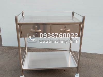 [ƯU ĐÃI LỚN] Bàn inox 2 tầng giá rẻ quận 12 ngay tại Inox Hưng Thịnh