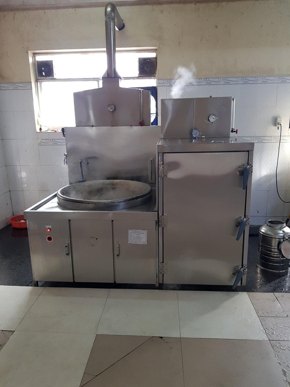Hệ thống bếp dầu công nghiệp inox chuyên nghiệp
