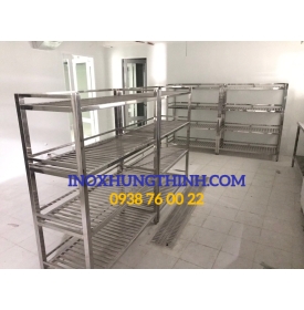 KỆ INOX 3 TẦNG