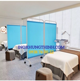 Vách ngăn phòng khám inox