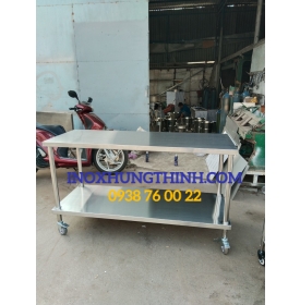 Bàn inox 2 tầng