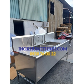 Chậu rửa 2 hộc y tế